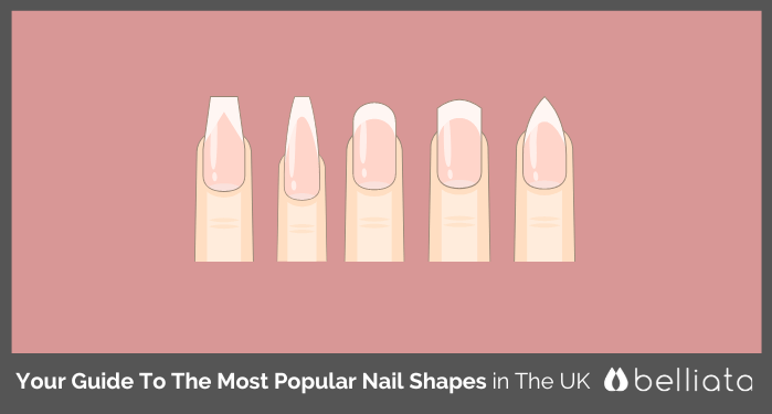 Your Guide To The Most Popular Nail Shapes In 2024 in The UK | belliata.co.uk